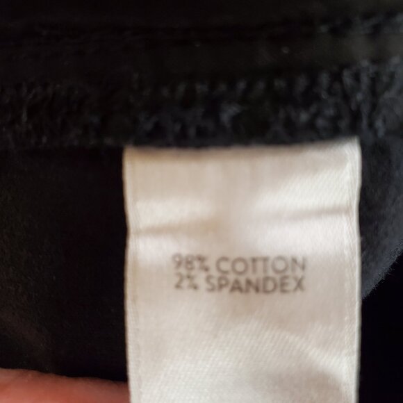 J. JILL SZ 18 Women's Black Soft Corduroy Straight Leg Jeans Pants - Picture 6 of 9